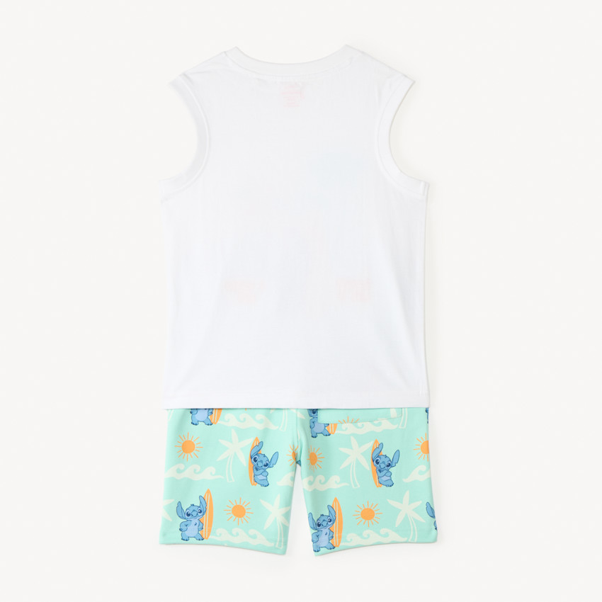 Ensemble 2 pièces débardeur + short Stitch Disney garçon 
