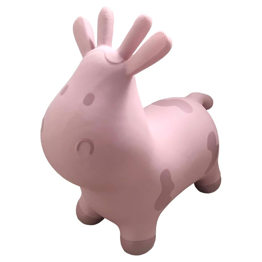 Koe Skippy opblaasbaar Roze 12M 