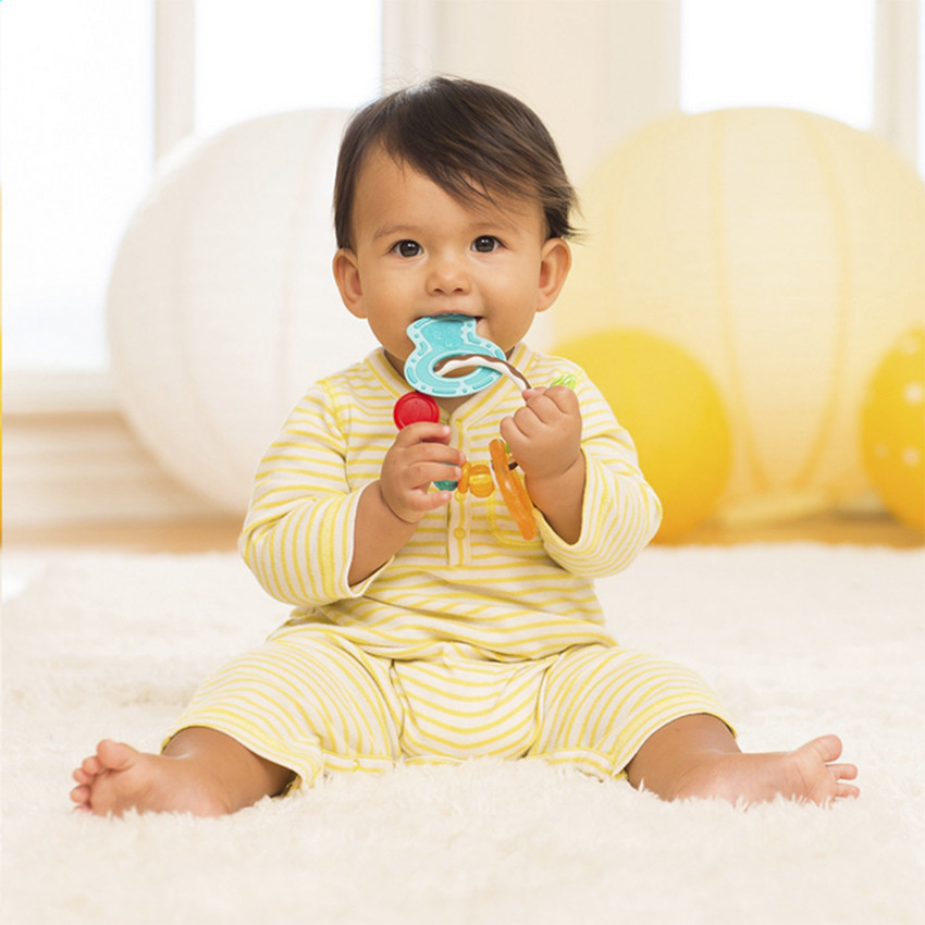 Anneau de dentition multi-matières 