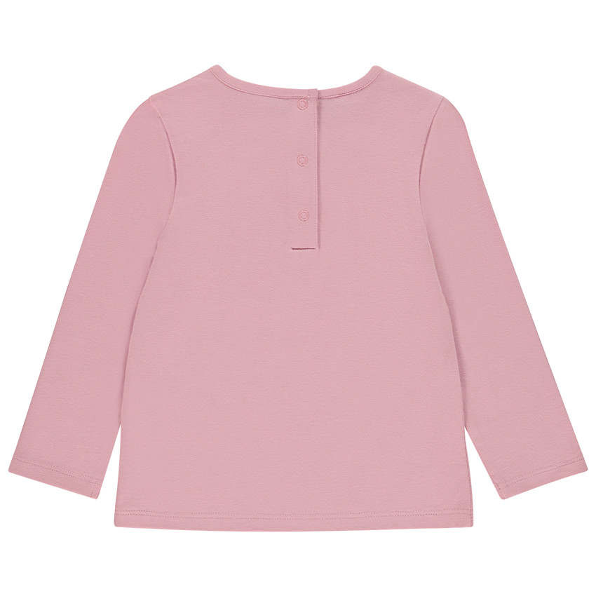 Set van 3 t-shirts met lange mouwen en hart foil print voor meisjes 