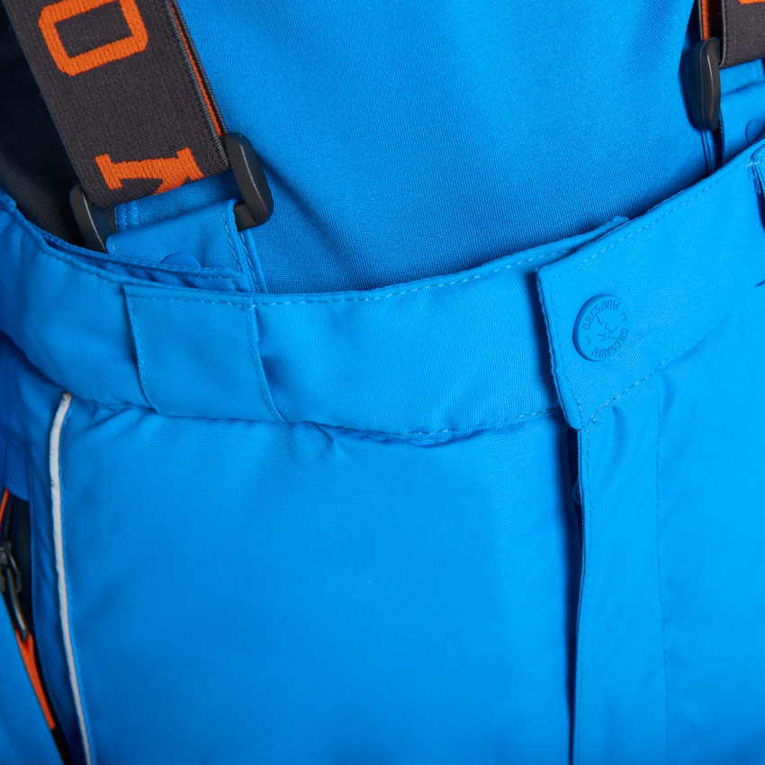 Pantalon de ski à bretelles amovibles fantaisies pour garçon  