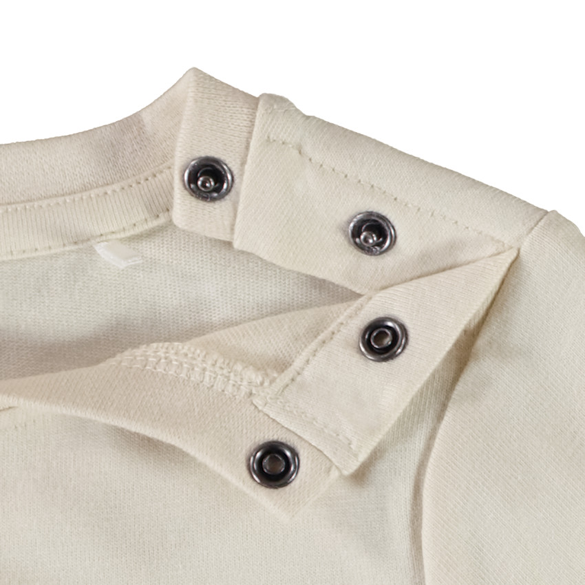 T-shirt manches longues à patchs bouclettes pour bébé garçon 