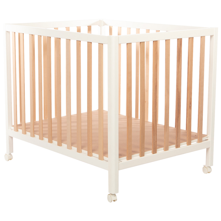 Parc en bois Tommy blanc 