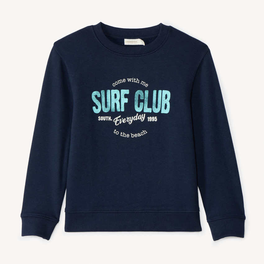 Sweatshirt met puff print voor jongens 
