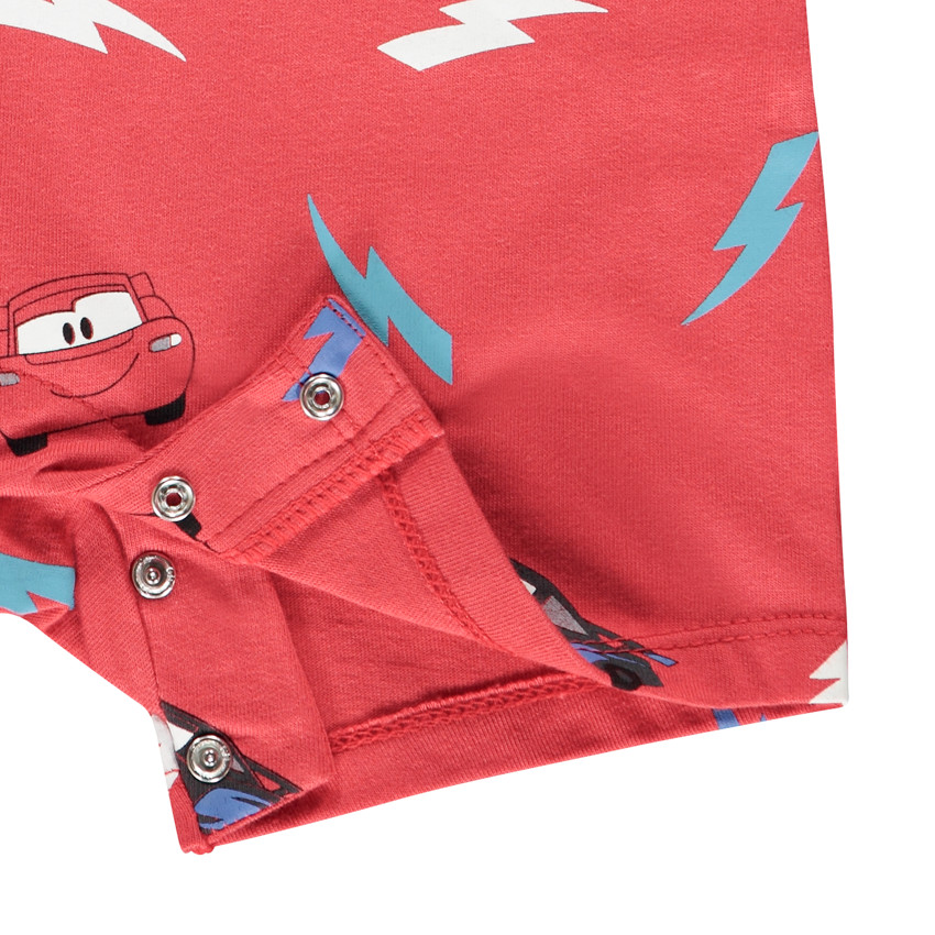 Combinaison courte imprimé Cars Disney pour bébé garçon  