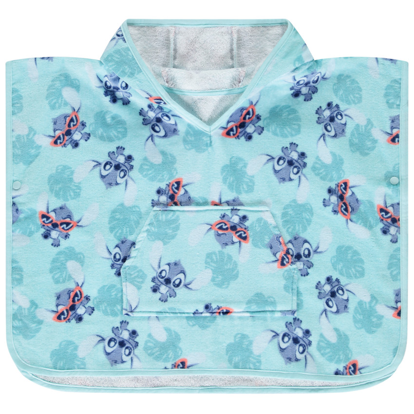 Badcape met Stitch-print voor baby 