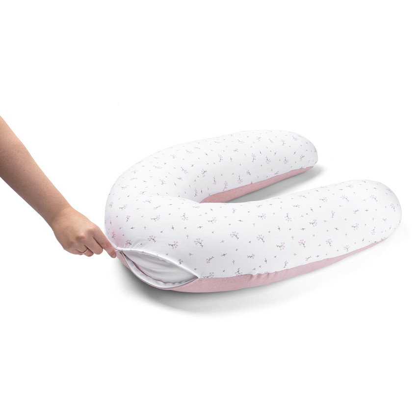 Grand coussin multi-usage Buddy Flower Rose 