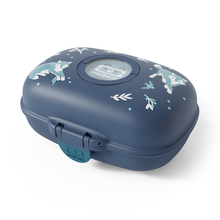 Lunchbox personnalisable 600ml Gram Wolf bleu 
