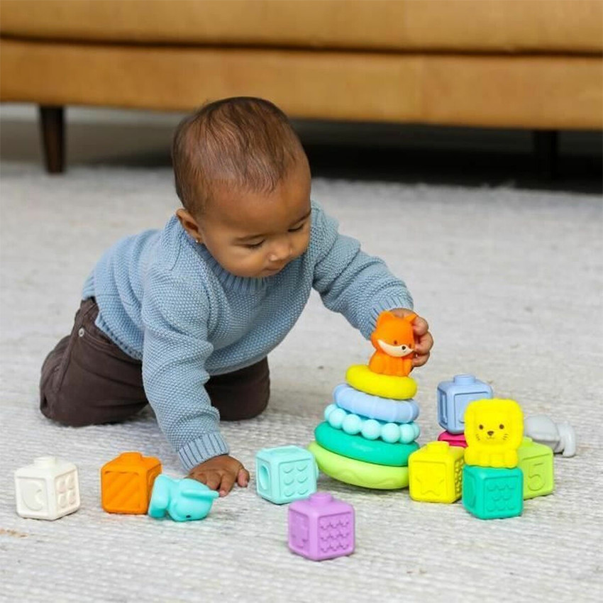 JEUX DE FORMES SET DE JEU D'ACTIVITÉS - FORMES EMPILABLES - 6M+ 