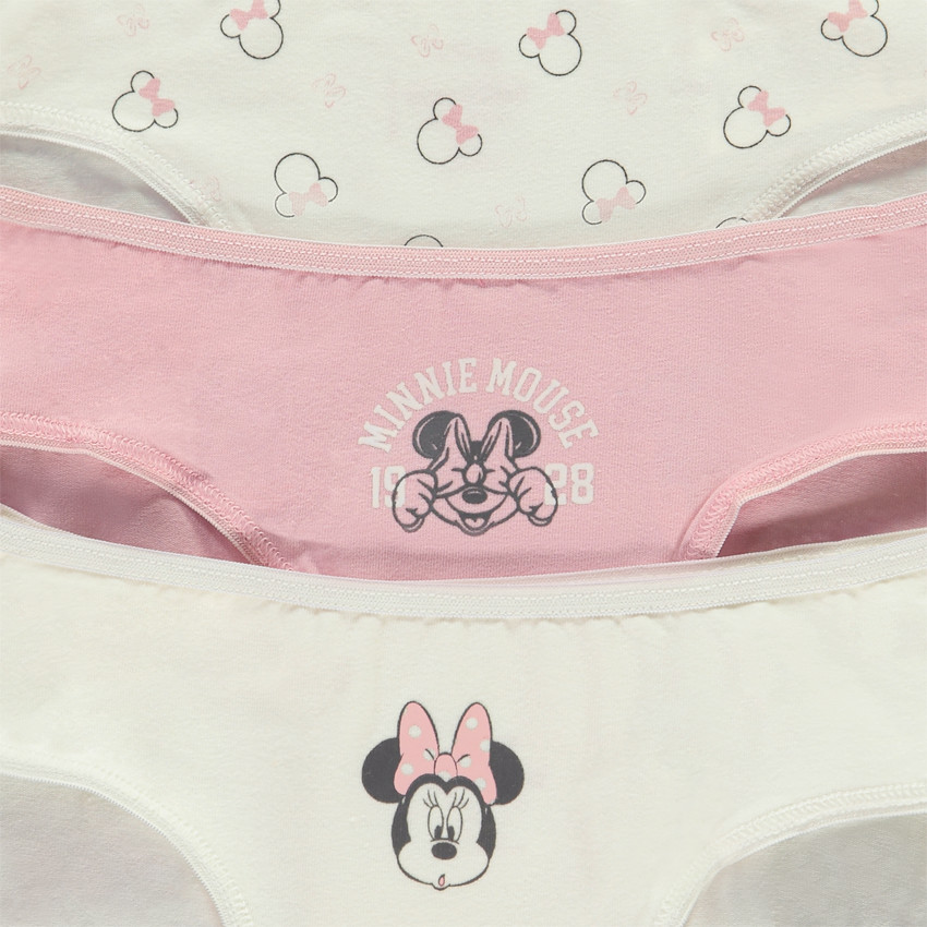 Set van 3 onderbroeken Minnie Disney voor meisjes 