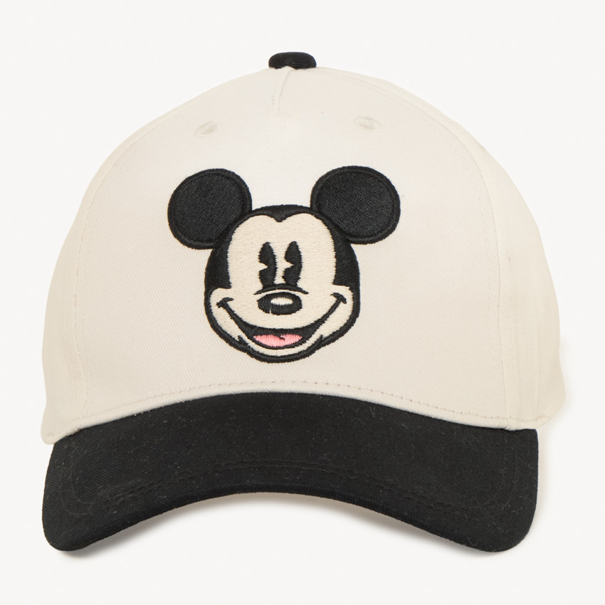 Casquette bicolore brodée Mickey Mouse Disney pour garçon 