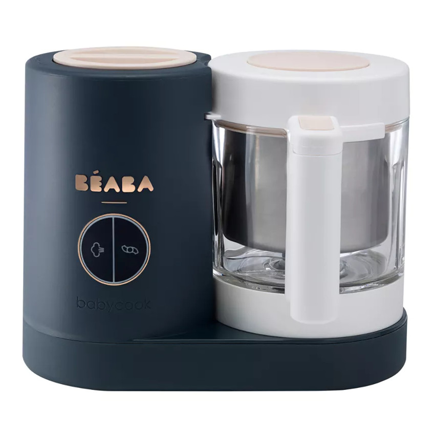 Coffret Babycook Neo Nightblue + bavoir en silicone + Assiette en silicone 