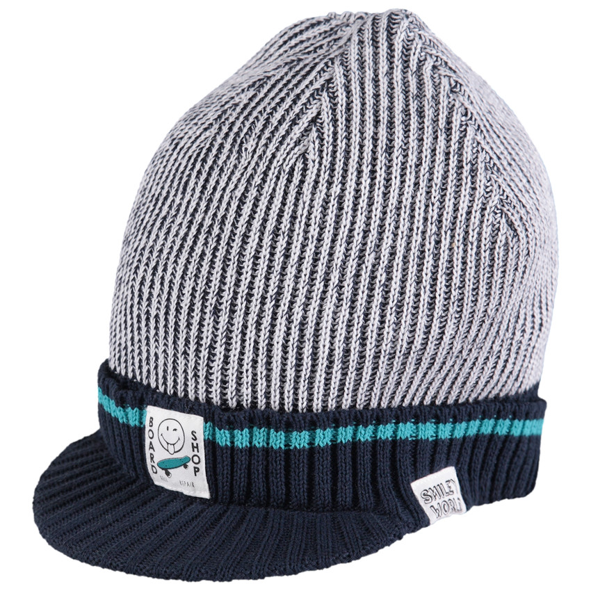 Tricotmuts met geïntegreerd vizier 