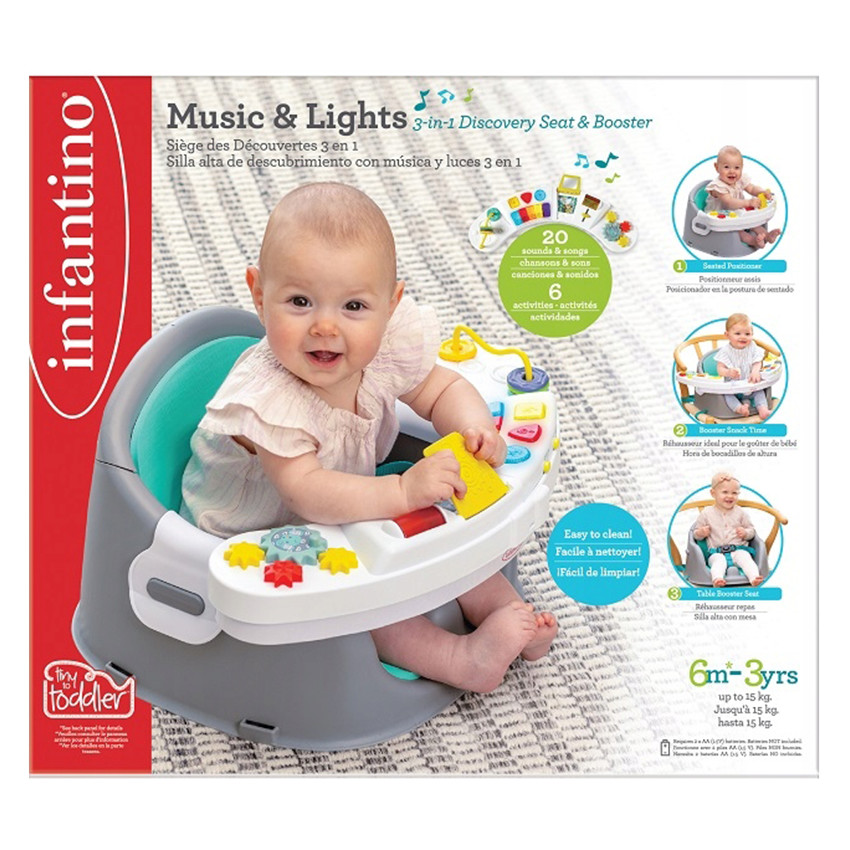 Siège des découvertes 3 en 1 Music & Lights 