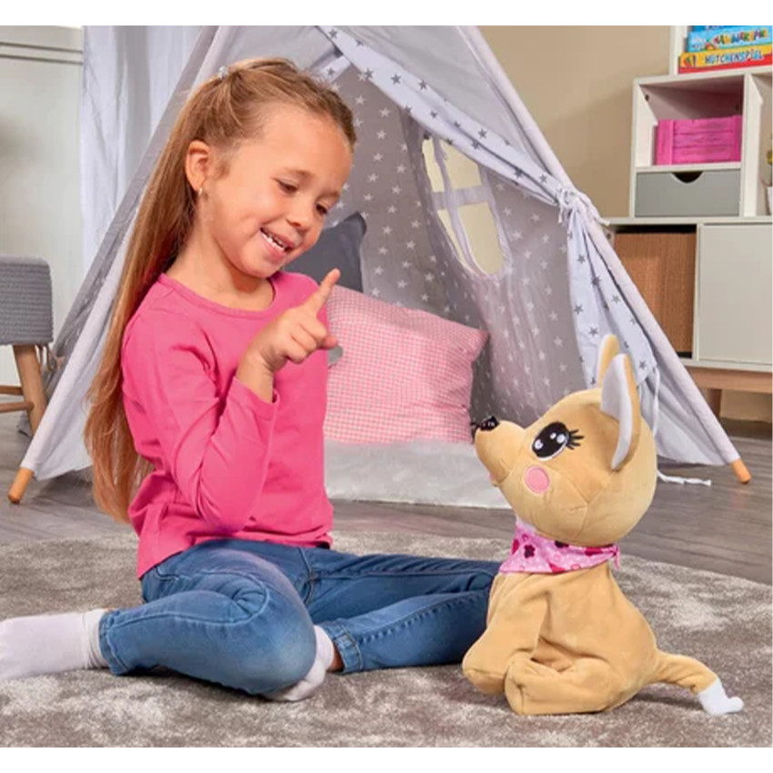 Peluche interactive Chi Chi Love Baby Boo 30 cm 4ans+ 