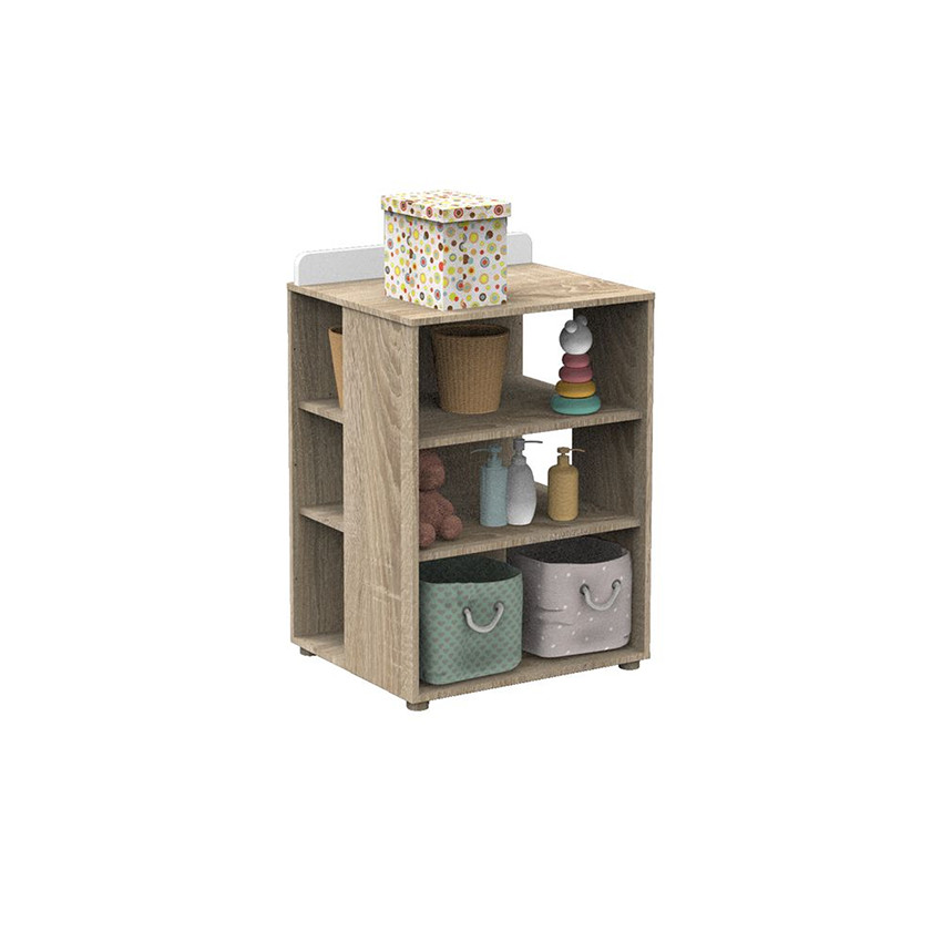 Lit combiné évolutif Nova 60 x 120 cm - Blanc Lin 