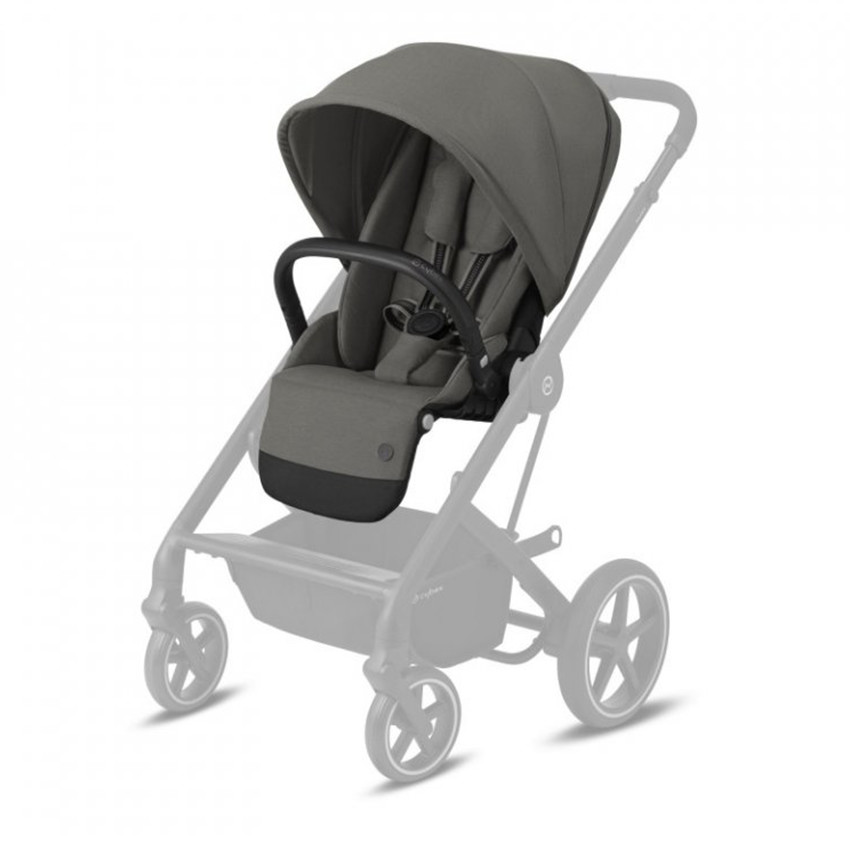 Poussette Balios S Lux châssis silver - Soho Grey 