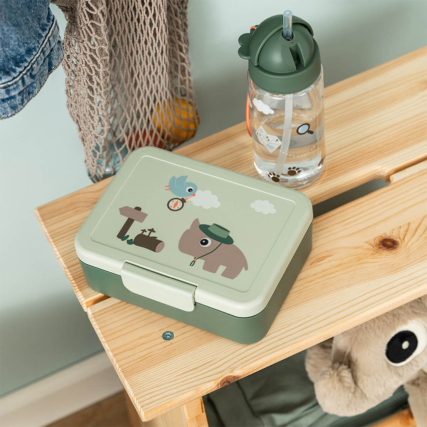 Lunchbox avec séparateur Tiny Trails Vert 
