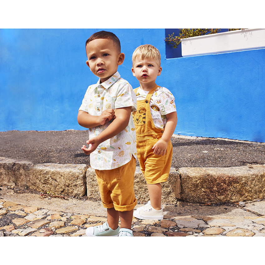 T-shirt manches courtes imprimé safari pour bébé garçon 