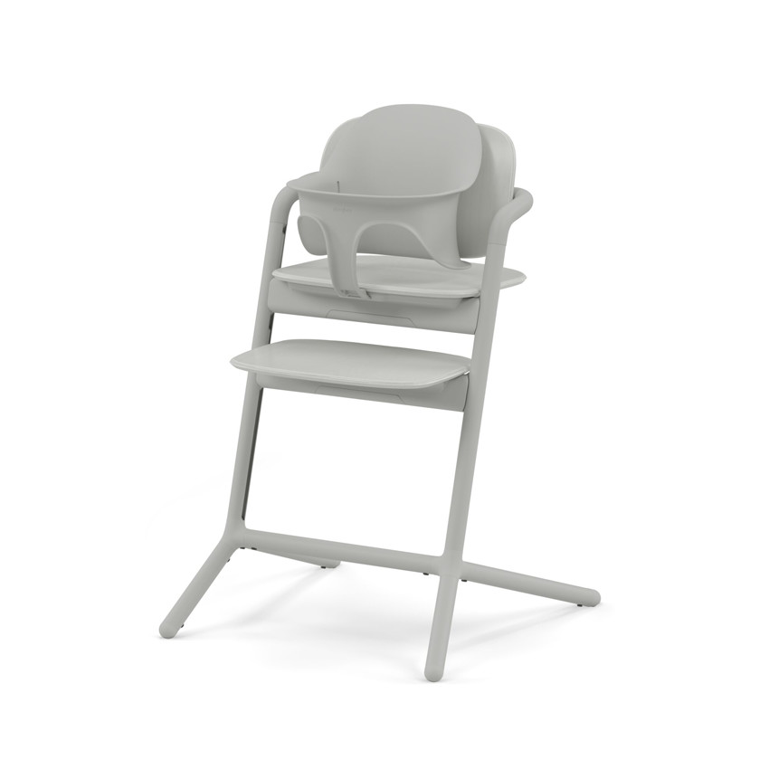 Chaise-haute évolutive Lemo 3 en 1 - Suede grey 