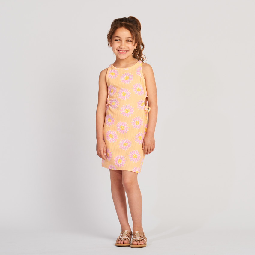 Mouwloos jurkje met bloemenprint voor meisjes 