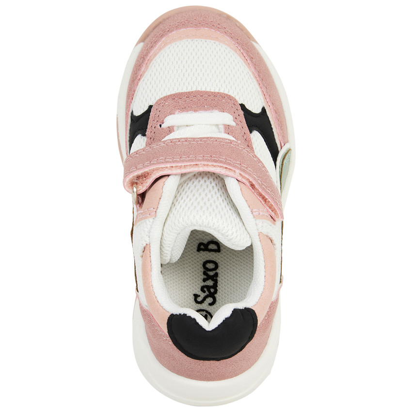 Baskets de sport à empiècements contrastés pour bébé fille 