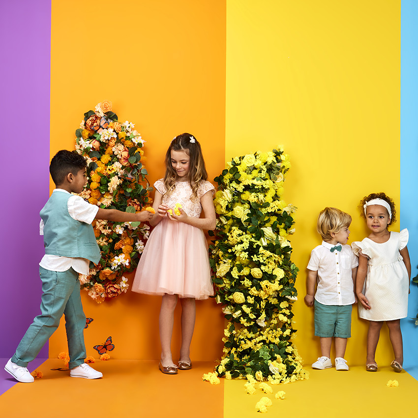 Set van 2 delen met vlinderdas voor babyjongen 