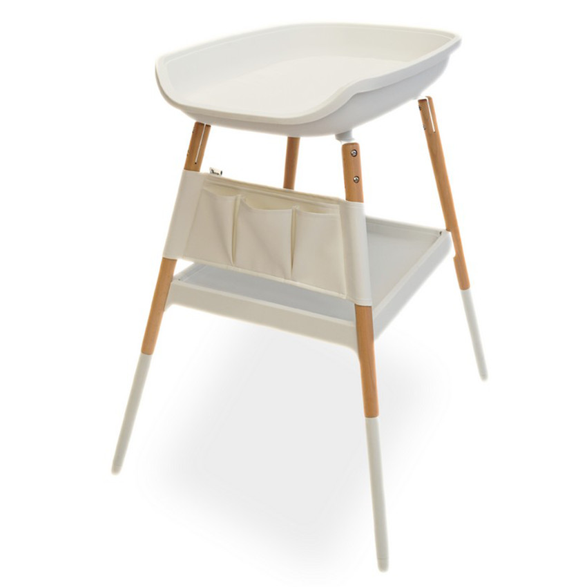 Luiertafel & verzorgingstafel Balneo Pure White 