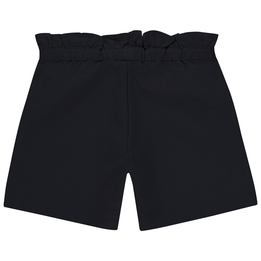 Hoge taille short met knoop voor meisjes 