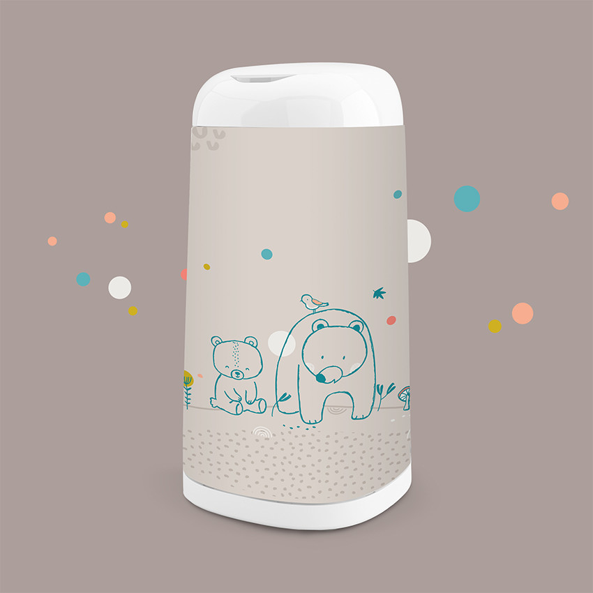 Housse pour poubelle à couches Dress Up – Dans les bois 