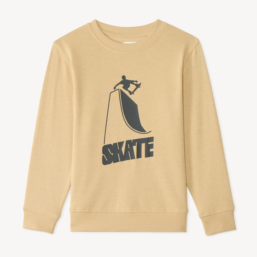 Sweater met lange mouwen van fleece voor jongens 
