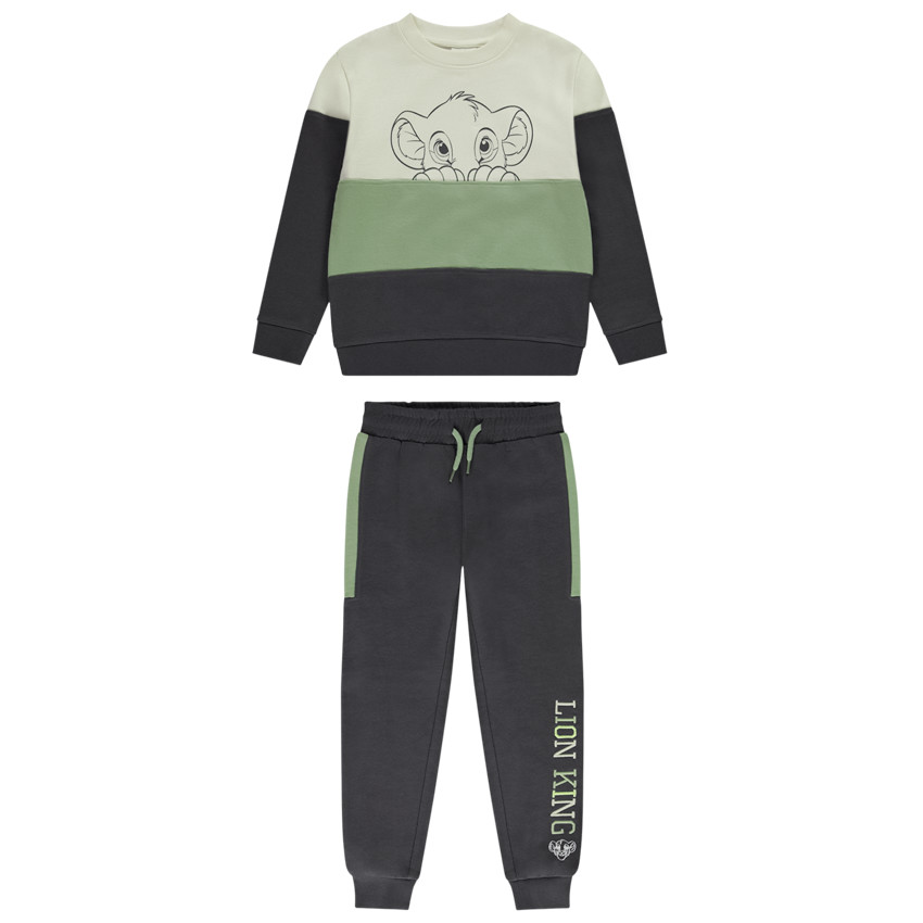 Joggingpak colour block effect Simba Disney voor jongens 
