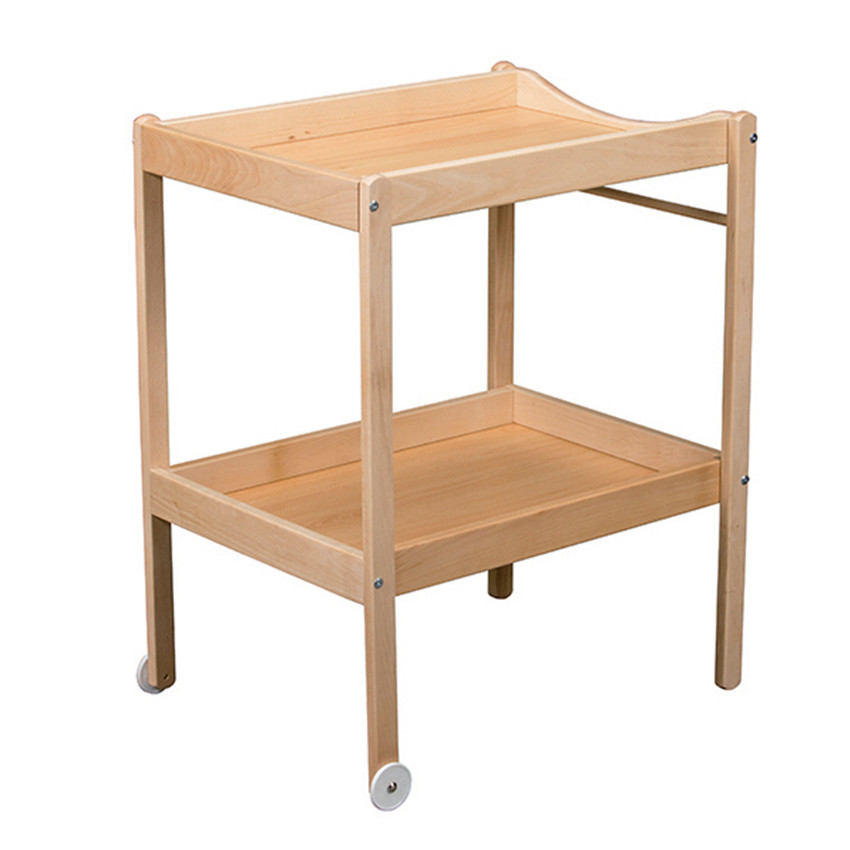 Table à Langer Alice 2 plateaux – Vernis Naturel  