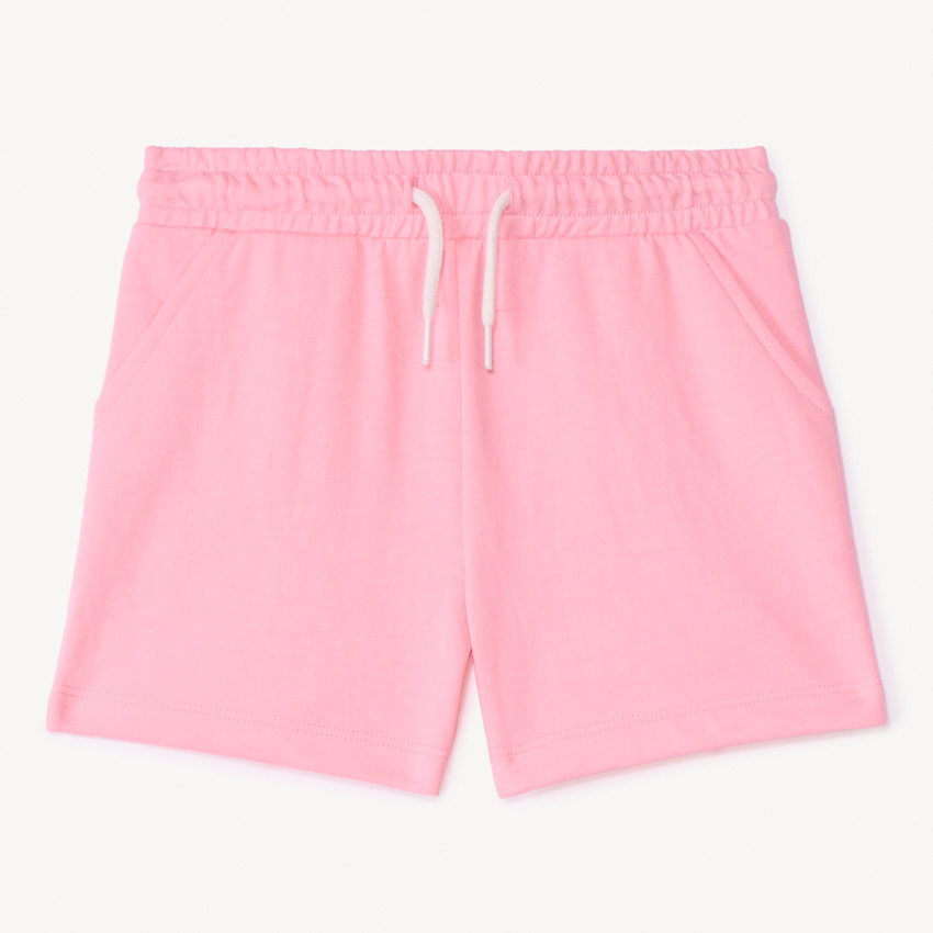 Korte unicolore tricot short voor meisjes 