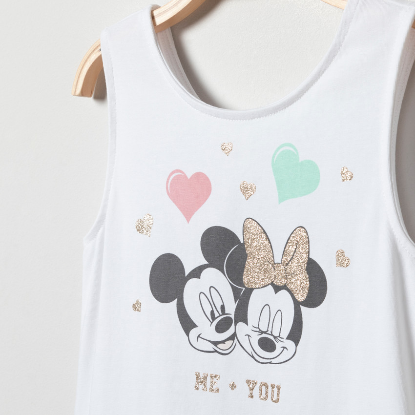 Robe rayée print Mickey & Minnie Disney pour bébé fille 