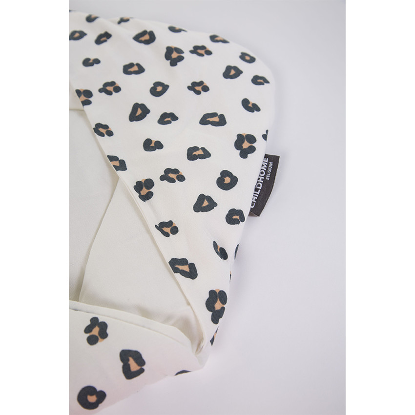 Couverture enveloppante universelle en jersey 75 x 75 cm - Léopard  