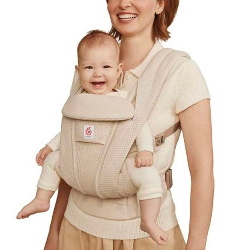 Porte bébé Omni Deluxe Mesh 4 positions Natural Beige 