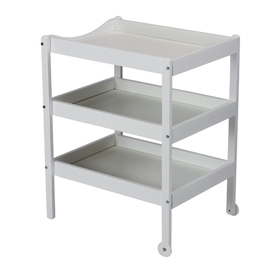 Table à langer 3 plateaux Susie - Laqué Blanc 