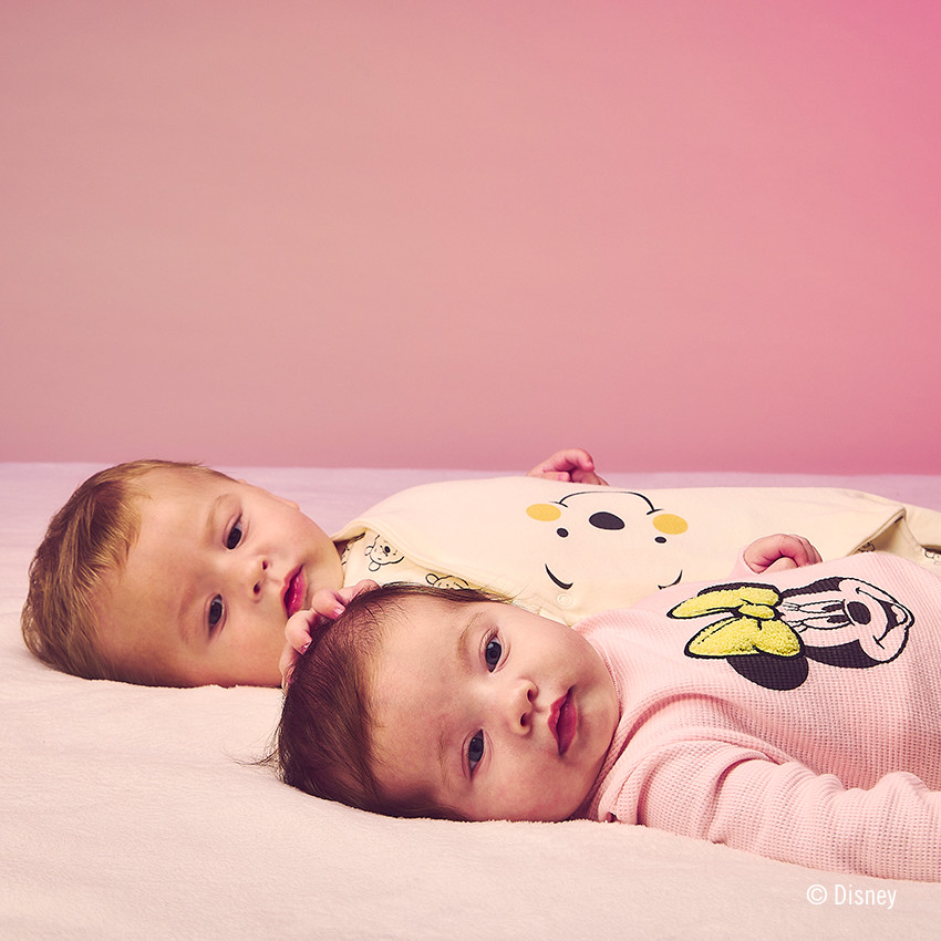 Ensemble jogging en nid d'abeille Minnie Disney pour bébé fille 