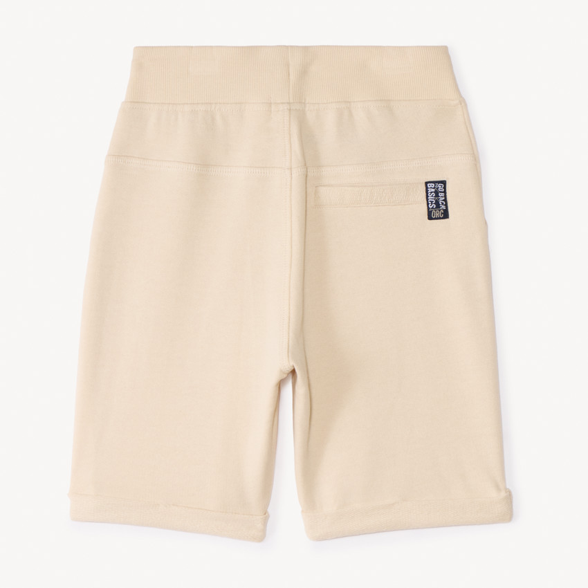 Bermuda en molleton uni pour garçon 