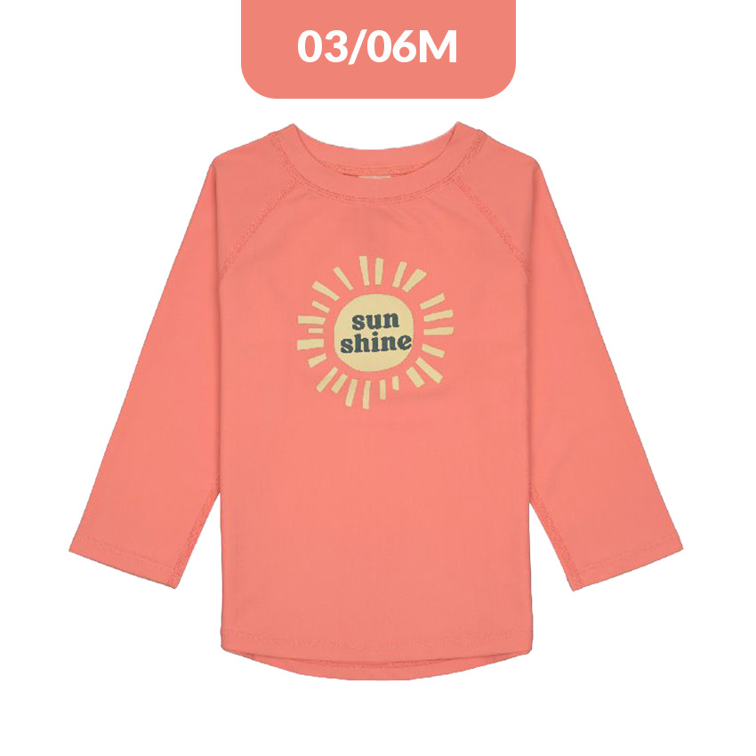 T-shirt Rashguard UV50+ 3-6M Sunshine Coral 