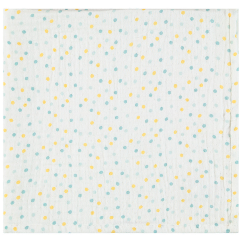 Lange katoenen gaas jurk 