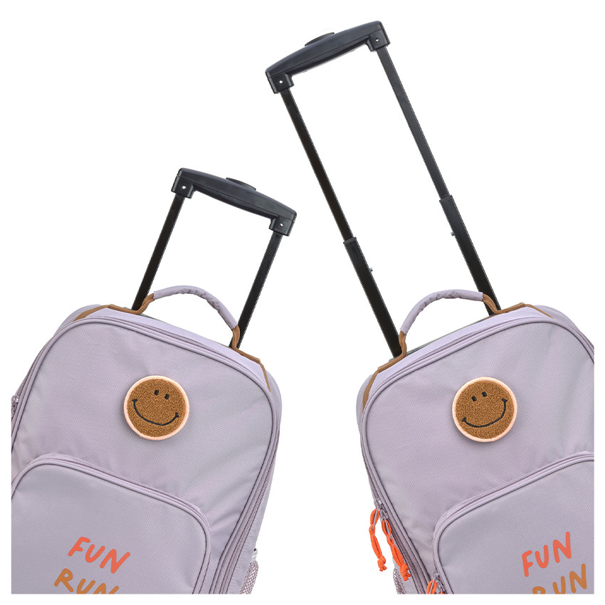 Valies Trolley Little Gang voor kinderen Lila 