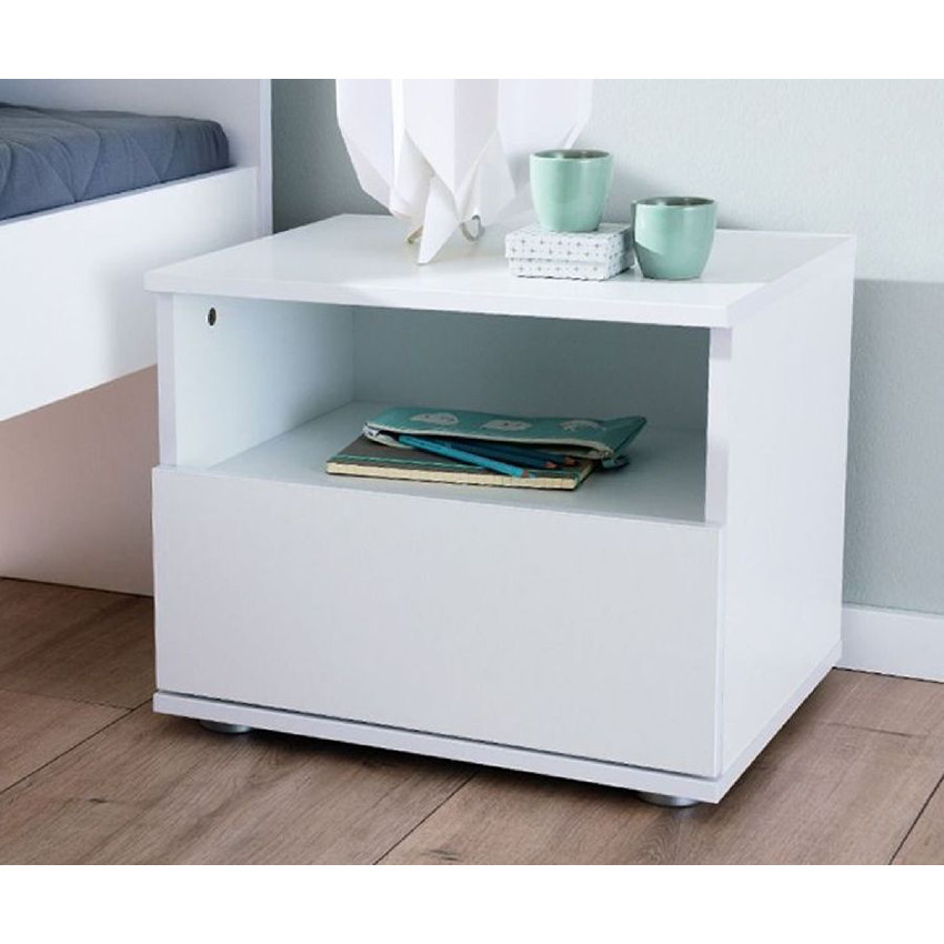 Nachtkast Hilja/Micha Wit 