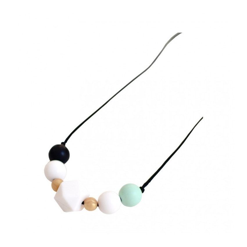 Bijtring siliconen halsketting Barcelona 