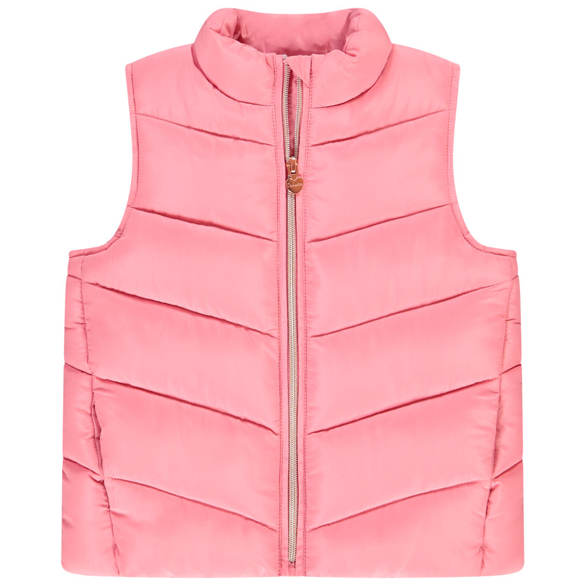 Bodywarmer met doorstikte look en voering van microfleece voor meisjes 