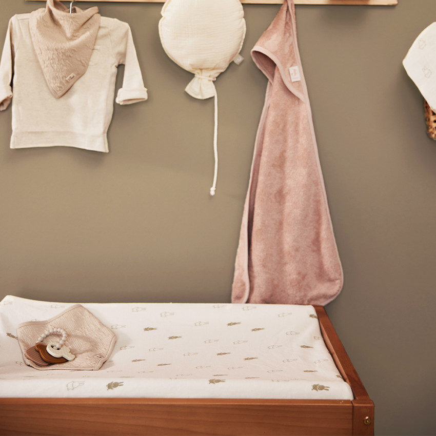 Housse de matelas à langer 50 x 70 cm Happy Miffy olive green 