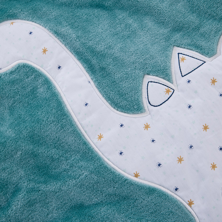 Tapis de parc bi-matière 70 x 95 cm imprimé/Dinosaure 