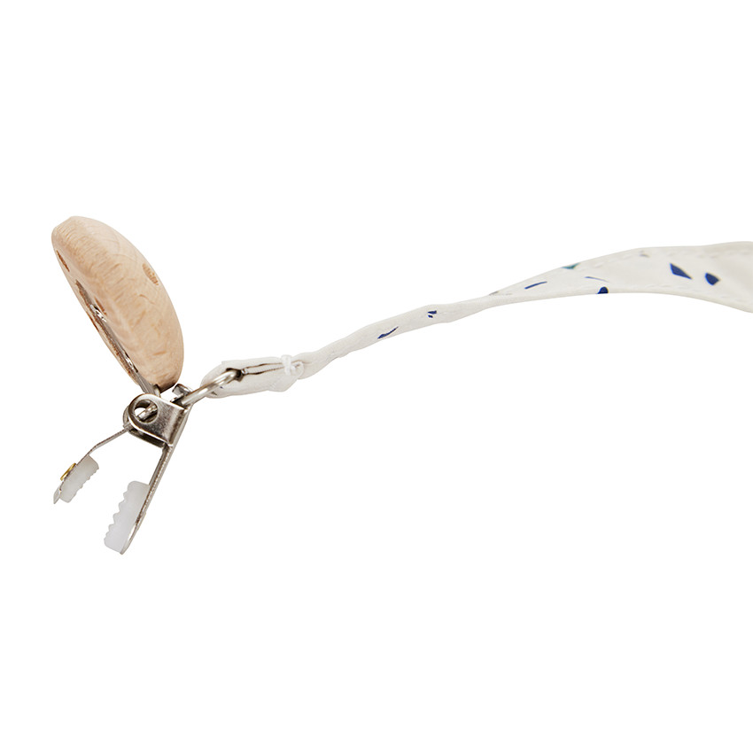 Fopspeenclip van hout Grafisch 