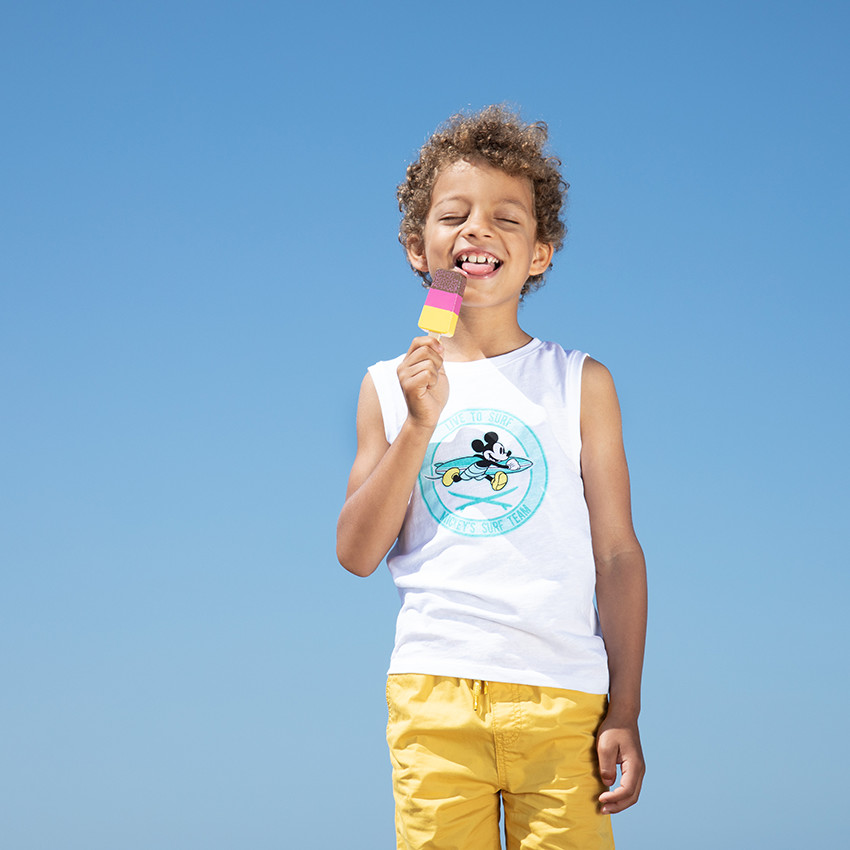 Débardeur en maille print Mickey Disney pour garçon 